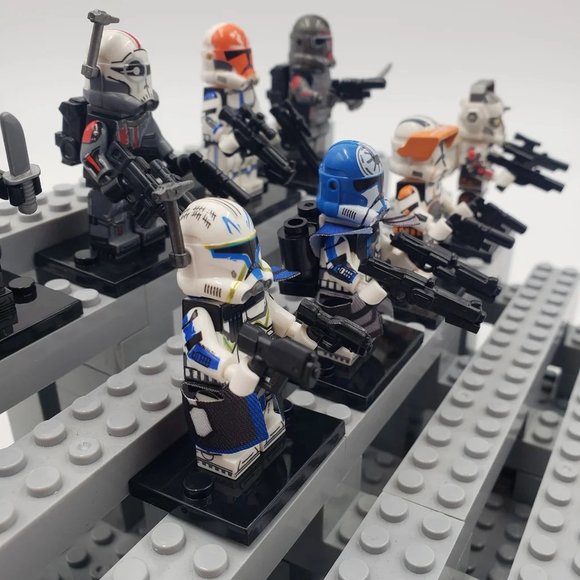 8 Star Wars The Bad Batch Custom Minifigures, Mini Figures - Picture 6 of 10